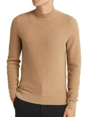 Boss Hugo Boss Opale Waffle Knit Sweater Mens Size XXL Virgin Wool Blend